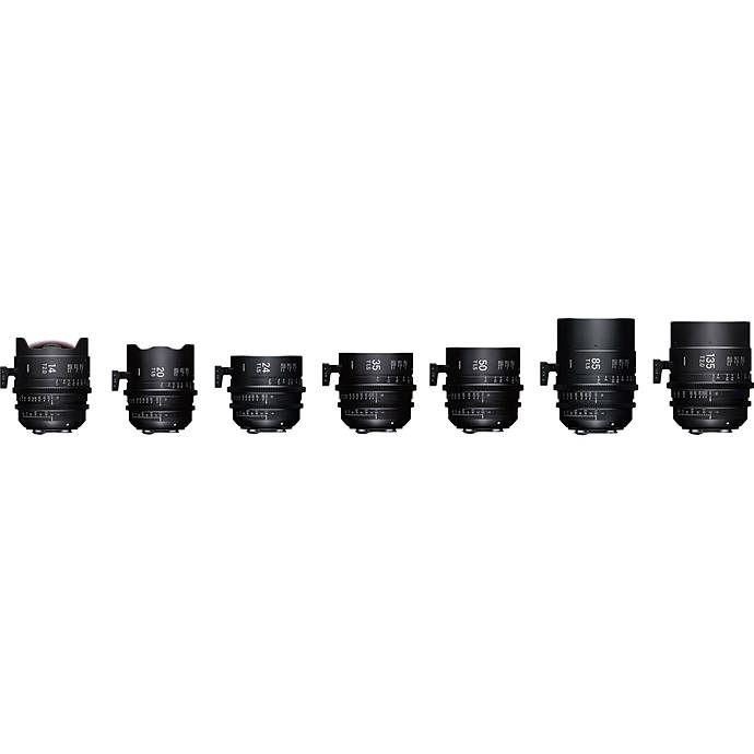 Sigma T2/T1.5 FF 7 Fully Luminous Lens Kit (PL, Metric)