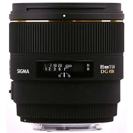 Sigma EX DG HSM 85mm f/1.4 Medium Telephoto Lens for Nikon - Black