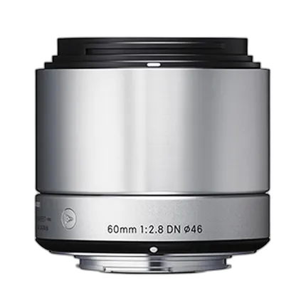 Sigma 60mm f/2.8 DN Lens for Micro Four Thirds Mount Cameras - Silver