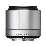 Sigma 60mm f/2.8 DN Lens for Micro Four Thirds Mount Cameras - Silver