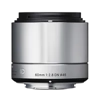 Sigma 60mm f/2.8 DN Lens for Micro Four Thirds Mount Cameras - Silver 0