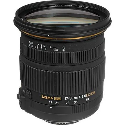 Sigma EX DC (OS) HSM 17-50mm f/2.8 Standard Zoom Lens for Nikon - Black