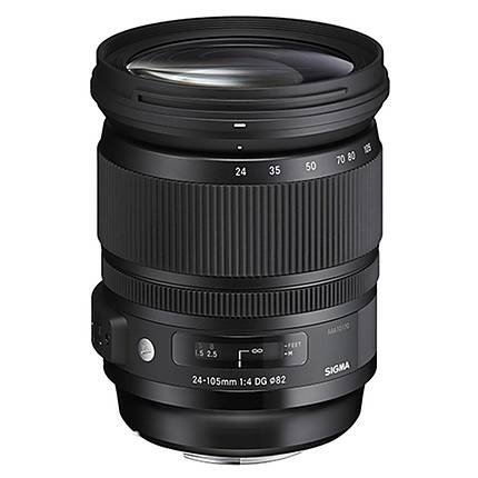 Sigma DG (OS) HSM ART 24-105mm f/4 Telephoto Lens for Sigma Mount - Black
