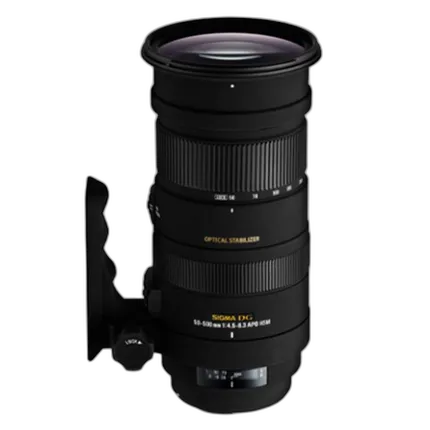 Sigma APO DG OS HSM 50-500mm f/4.5-6.3 Telephoto Lens for Sigma - Black