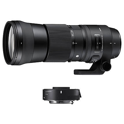 Sigma 150-600mm f/5-6.3 DG OS HSM Contemporary Lens  and  TC-1401 Kit - Canon EF