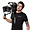 Shape Telescopic Handle with ARRI Rosettes - Black  and  Red