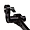 Shape Compact Quick Handle Arri Rosette - Black