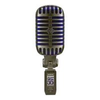 Shure Super 55 Supercardioid Dynamic Microphone (Chrome with Blue Foam) 1