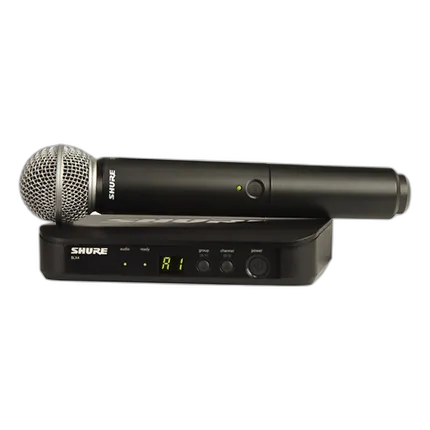 Shure BLX24 Vocal Wireless System With SM58 Mic (H10: 542 - 572 MHz)