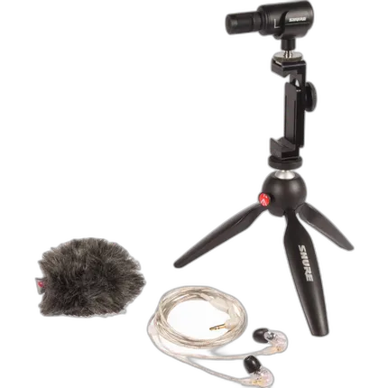 Shure MV88+ SE215-CL Portable Videography Bundle