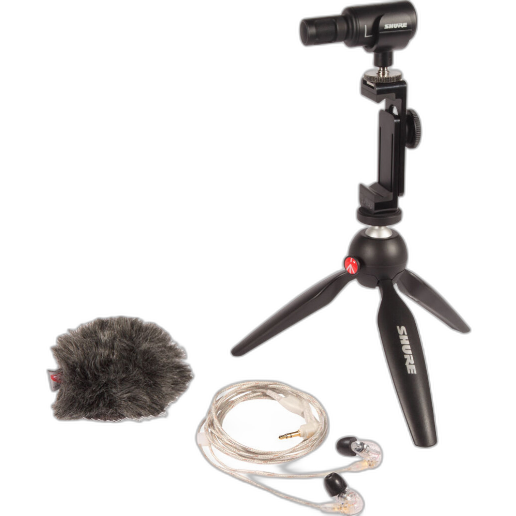 Shure MV88+ SE215-CL Portable Videography Bundle