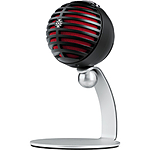 Shure MOTIV MV5 Cardioid USB/Lightning Mic - Black/Red Foam