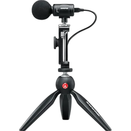 Shure MOTIV MV88+ Video Kit Digital Stereo Mic and Accessories
