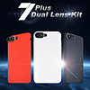 Mobile Phone Case DL-7PR  Red iPhone 7 plus case (Red) Duel Lens