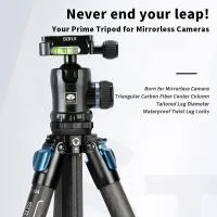 Sirui ST124 ST-Series Carbon Fiber Tripod with K-10X Arca-Type Ball Head 1