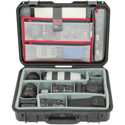 SKB iSeries 3i-1813-5 Case with Think Tank Designed Dividers and Lid Organizer