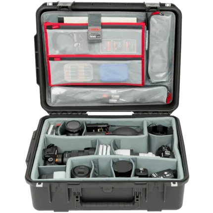 SKB iSeries 3i-2015-7 Case with Think Tank Designed Dividers  and  Lid Organizer