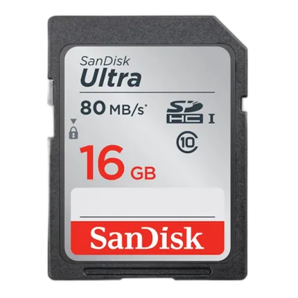 SanDisk Ultra SDHC 16 GB UHS Class 10 up to 80MB/s Read