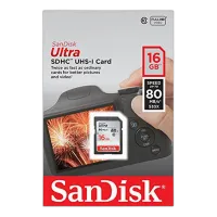 SanDisk Ultra SDHC 16 GB UHS Class 10 up to 80MB/s Read 3