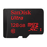 SanDisk Imaging Ultra micro SDXC 128GB UHS Class 10 card w/adapter up to 80M