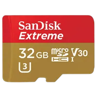 SanDisk 32GB Extreme microSDHC UHS-I with Adapter 0