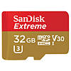 SanDisk 32GB Extreme microSDHC UHS-I with Adapter