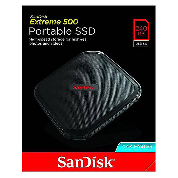 Touhou frynser Gæsterne SanDisk 240GB Extreme 500 Portable USB 3.0 SSD | Memory and Storage |  Sandisk at Unique Photo