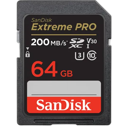 SanDisk Extreme Pro 64GB SDXC UHS-I Memory Card