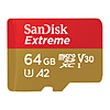 SanDisk 64GB Extreme UHS-I microSDXC Class 10 Card with SD Adapter (160MB/s)