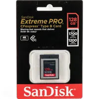 SanDisk 128GB Extreme PRO CFexpress Card Type B 1