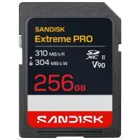 SANDISK Extreme PRO SD UHS-II V90 Card - 256GB 0