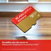 Sandisk Extreme 256GB microSD UHS-1 Card 5