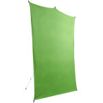 Savage 5x7 Chroma Green Background Travel Kit Includes Stand and Carry Bag