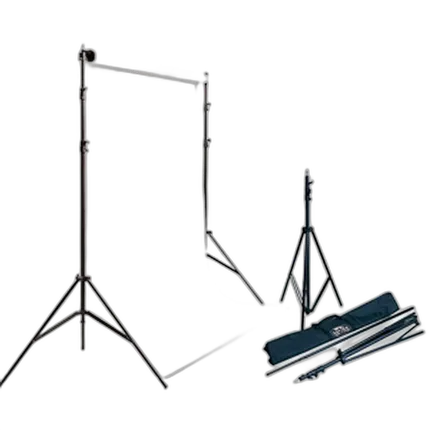 Savage Background Port-A-Stand with Case and white 50 backround (53X36)