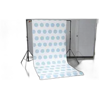 Savage 53X18 Printed Background - Aqua Polka Dot 4