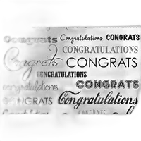 Savage 53X18 Printed Background - Congratulations 0