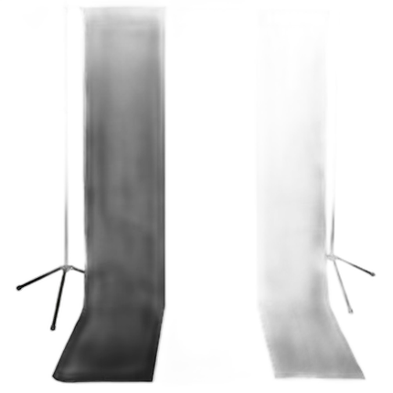 Savage Gray, Black and White Muslin Backdrops with Background Support Stand