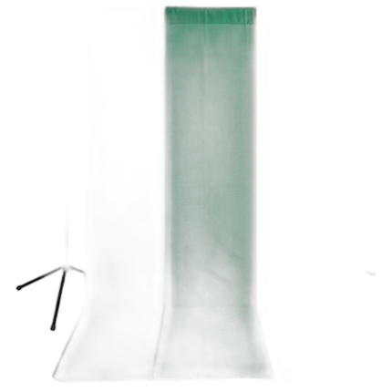 Savage Green, Black and White Muslin Backdrops with Background Support Stand