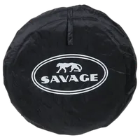 Savage 5 x 6 ft Reversible Collapsible Background Stand Kit - Black/White 1