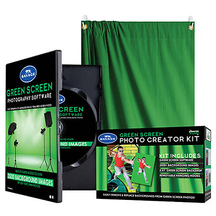 Savage Photo Creator Kit - Green Screen Digital Photography Kit