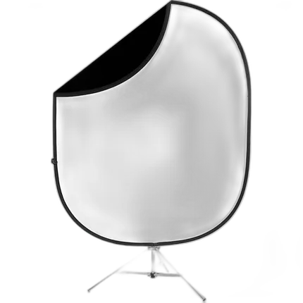 Savage 6x7 Collapsible Black/White Backdrop Kit