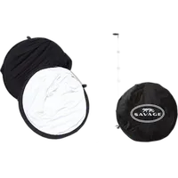 Savage 6x7 Collapsible Black/White Backdrop Kit 2