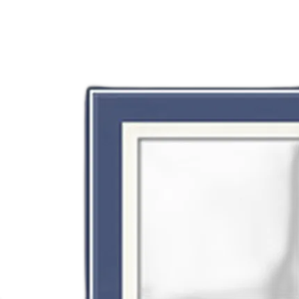 Savage 8x10/4x6 Navy Matte V-Groove Arctic White Matte Board