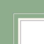 Savage 8x10/4x6 Cypress Matte V-Groove Arctic White Matte Board