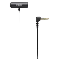 Sony ECM-LV1 Compact Stereo Lavalier Microphone with 3.5mm TRS Connector 1