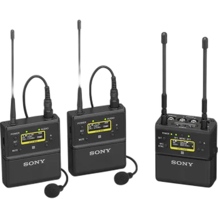Sony UWP-D27 2-Person Camera-Mount Wireless Omni Lavalier Microphone System