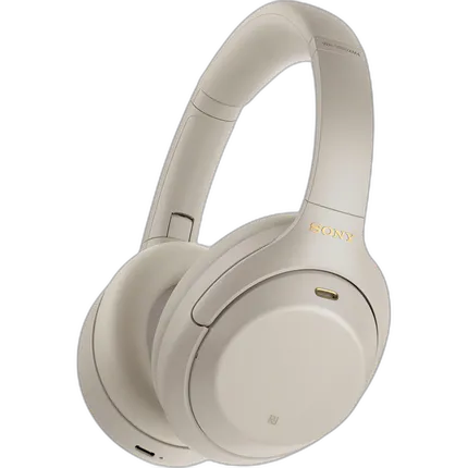 Sony WH-1000XM4 Wireless Noise-Canceling Over-Ear Headphones (Silver)