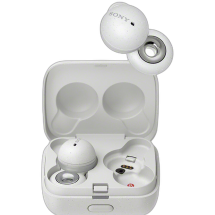 Sony LinkBuds S Noise-Canceling True Wireless Earbuds (White)