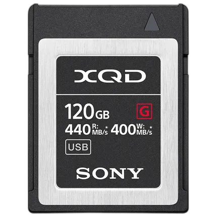 Sony 120GB XQD G Series Memory Card