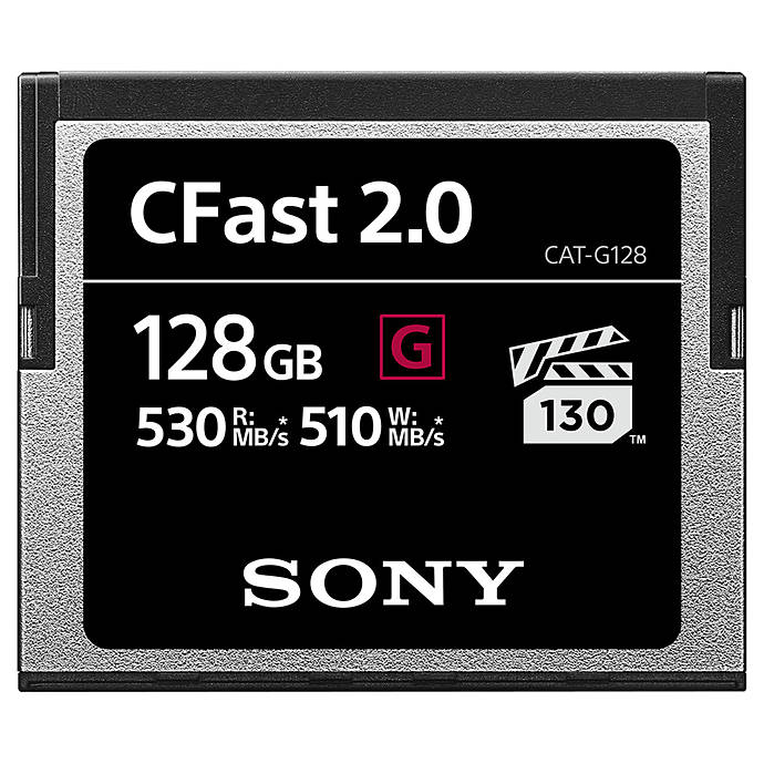 Sony 128GB CFast 2.0 G Series Memory Card | Memory and Storage